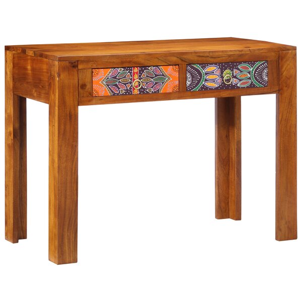 vidaXL Bureau 100x50x75 cm Bois d'acacia massif
