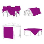 vidaXL Housse de protection plantes avec œillets 1x5 m polyéthylène