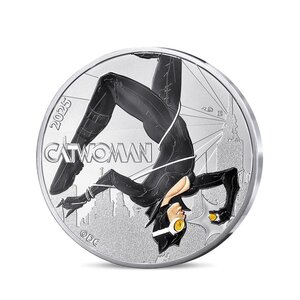 DC COMICS - Monnaie de 10€ Argent CATWOMAN