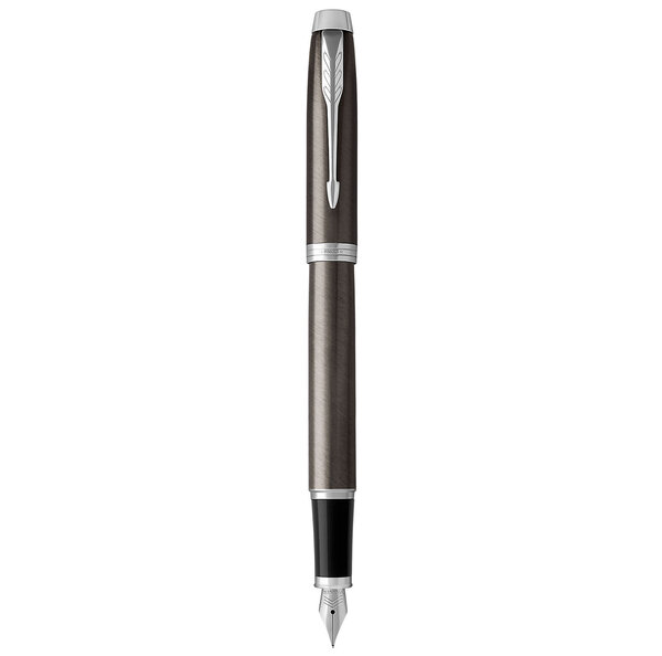 PARKER IM Stylo plume  espresso intense  plume fine  encre bleue  Coffret cadeau
