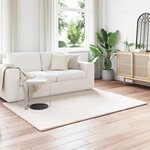 vidaXL Tapis en Fourrure Synthétique de Lapin Olite Crème 120 x 170 cm