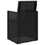 vidaXL Chaises de jardin salle à manger 2 Pièces Anthracite et taupe PP