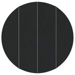vidaXL Tapis de piscine noir Ø 458 cm  en tissu non tissé  rond
