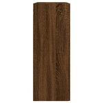 vidaXL Armoires murales 2 Pièces chêne marron bois d'ingénierie
