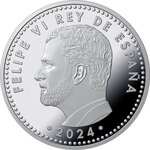 Pièce de monnaie en Argent 10 Euro g 27 Millésime 2024 International Women's Day MARGARITA SALAS