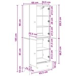 vidaXL Ensemble de Meubles 2 Pièces Chêne Sonoma Bois d'ingénierie
