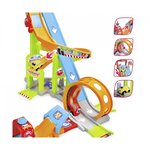 Dickie 204117002 - ABC Piste de voiture Jays Jump N Fun Tower