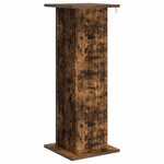 vidaXL Support de Plante Chêne fumé 30 5 x 30 x 80 5 cm