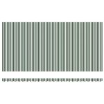 vidaXL Auvent Rétractable with Vert et blanc 600 × 350 cm tissu