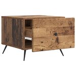 vidaXL Table basse Bois ancien 49 x 50 x 40 cm Bois d'ingénierie