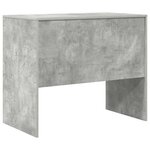 vidaXL Bureau Gris béton 90 x 50 x 76 cm Bois d'ingénierie