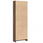 vidaXL Bibliothèque chêne marron 60x24x176 cm bois d'ingénierie
