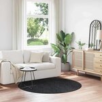 vidaXL Tapis Gris foncé 160 x 160 cm Polypropylène