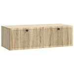 vidaXL Meuble TV mural Chêne Sonoma 98 x 41 x 30 cm Bois d'ingénierie