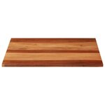 vidaXL Dessus de table bois massif d'acacia 25-27 mm 70x90 cm