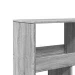 vidaXL Bibliothèque sonoma gris 100x33x187 5 cm bois d'ingénierie