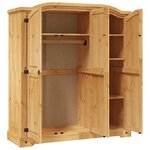 vidaXL Garde-robe avec 3 portes Gamme Corona pin mexicain