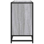 vidaXL Armoire de lavabo de salle de bain sonoma gris 65x33x60 cm