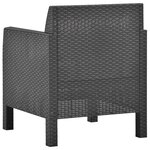 Salon de jardin meuble d'extérieur ensemble de mobilier 3 pièces avec coussins pp rotin anthracite 02_0015989