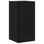 Buffet d'angle vidaXL Noir Chêne 33x33x67 cm Bois d'ingénierie