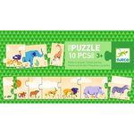 Djeco DJ08189 - Puzzle frise Petits et grands