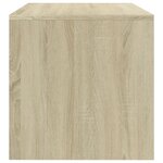 vidaXL Table de chevet chêne sonoma 40x30x30 cm Bois d'ingénierie