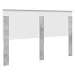 vidaXL Tête de lit Gris béton 160 cm Bois d'ingénierie