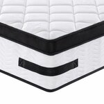 vidaXL Matelas à ressorts ensachés moyen plus 90x200 cm