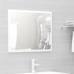 vidaXL Ensemble de meubles de salle de bain Blanc Aggloméré