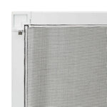 vidaXL Écran anti-insectes pour fenêtres Blanc 120 x 140 cm