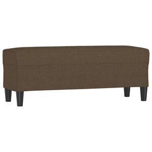 vidaXL Banc Marron 100x35x41 cm Tissu