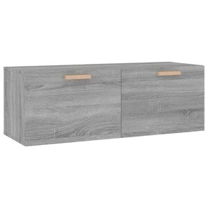 vidaXL Armoire murale Sonoma gris 100x36 5x35 cm Bois d'ingénierie