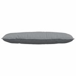 vidaXL Coussin de Dos Gris clair 120 x 19 x 50 cm tissu