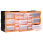vidaXL Organisateur multi-tiroirs avec 22 tiroirs 49x16x25 5 cm
