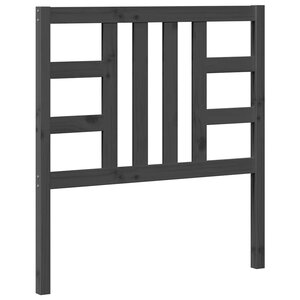 vidaXL Tête de lit Gris 96x4x100 cm Bois massif de pin