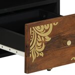 vidaXL Meuble TV 70x33x46 cm en bois de manguier massif