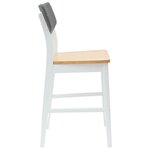 vidaXL Chaises de salle à manger 2 Pièces Blanc 48 x 49 x 95 cm