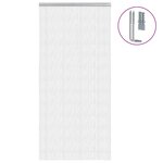vidaXL Moustiquaire de porte à chaîne 100x200 cm aluminium