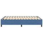 vidaXL Lit Box Spring Bleu 140x200 cm en Tissu Côtelé