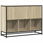 vidaXL Buffet chêne sonoma 100x35x76 cm bois d'ingénierie