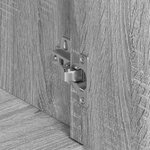 vidaXL Buffet Sonoma gris 88x30x70 cm Bois d'ingénierie