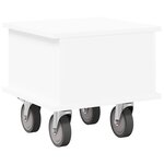 vidaXL Meuble TV Blanc 37 x 35 x 35 cm Bois d'ingénierie