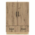vidaXL Buffet Chêne artisanal 66 x 34 5 x 92 cm Bois d'ingénierie