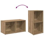 vidaXL Ensemble meuble TV 2 Pièces Chêne artisanal Bois d'ingénierie