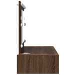 vidaXL Table de Toilette Marron 100 x 40 x 70 cm Bois d'ingénierie