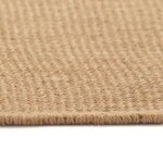vidaXL Tapis en jute avec support en latex 160x230 cm Naturel