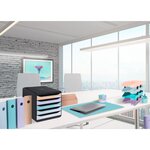 Exacompta Set de tiroirs de bureau Big-Box Aquarel avec 4 tiroirs