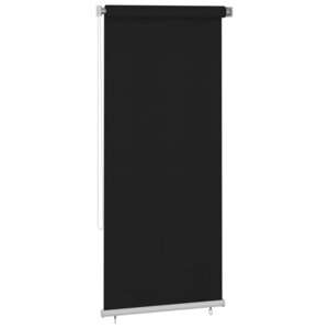 vidaXL Store roulant d'extérieur 100x230 cm Noir