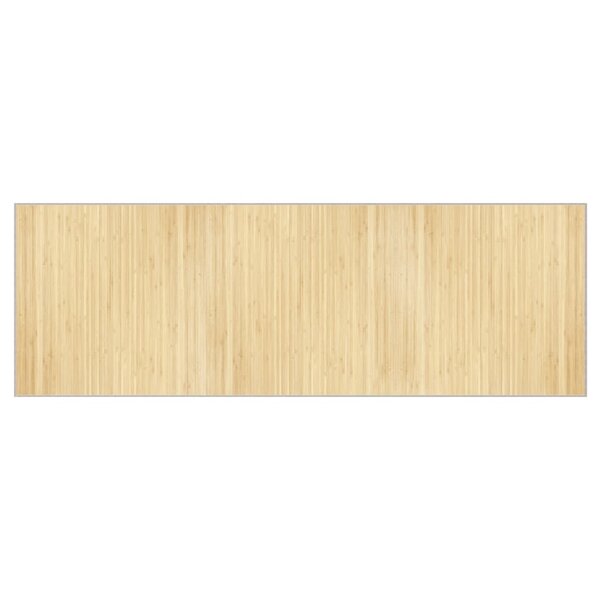 vidaXL Tapis rectangulaire naturel clair 100x300 cm bambou