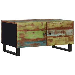 vidaXL Table basse 80x50x40 cm Bois de récupération et d'ingénierie
